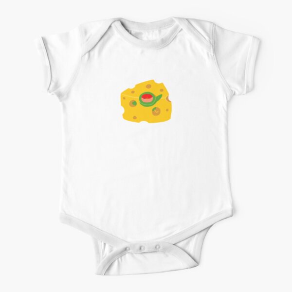 I Love Cheese Short Sleeve Baby One-Piece