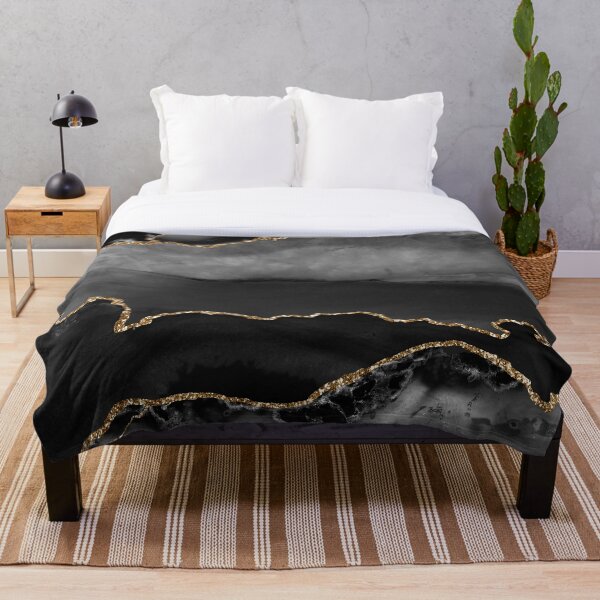 Item preview, Black & Gold Agate Texture 02 designed and sold by Bridax.