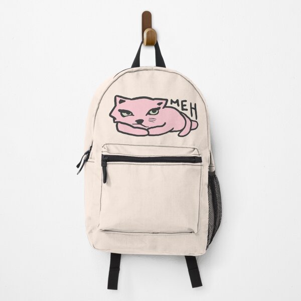 Item preview, Meh Cat Pink - Funny Cat Doodle designed and sold by ViewerEqualsPhoton.