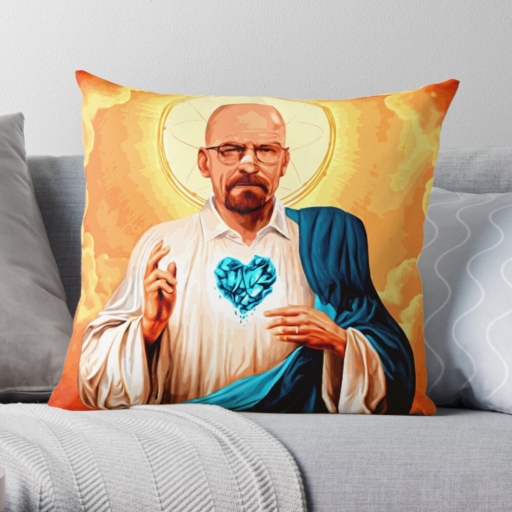 Walter White Throw Pillow for Sale by Muffin Man