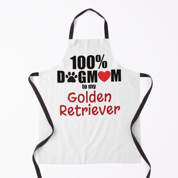 Item preview, 100% Dog MoM With Paw Heart Golden Retriever designed and sold by KobelskiDesigns.