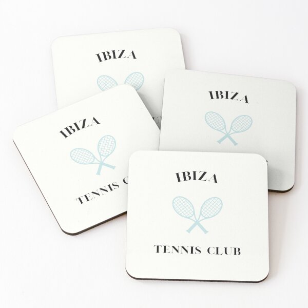 Item preview, Ibiza Tennis Club Blue Tennis Rackets  designed and sold by Designedbysm.