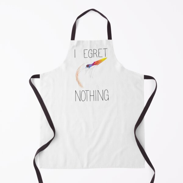 Item preview, I Egret Nothing (Cattle Egret) designed and sold by LauraWolfArtist.