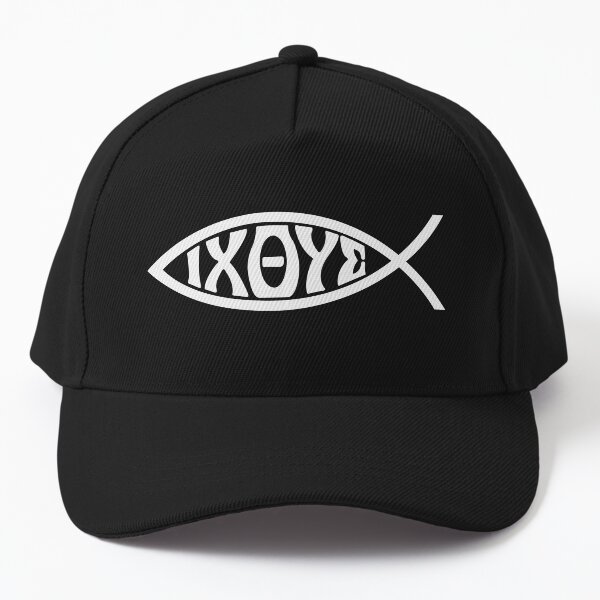 Item preview, Ichthys or Ichtus IXOYE Christian Fish designed and sold by signsandsymbols.