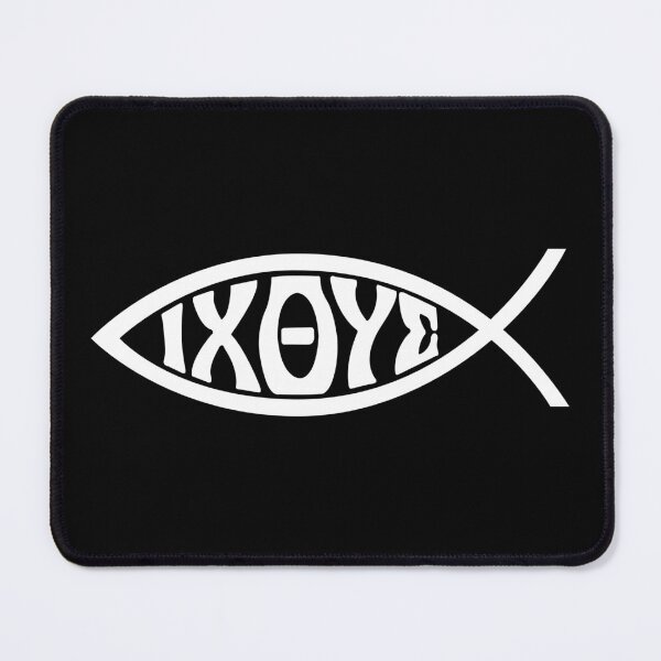 Item preview, Ichthys or Ichtus IXOYE Christian Fish designed and sold by signsandsymbols.