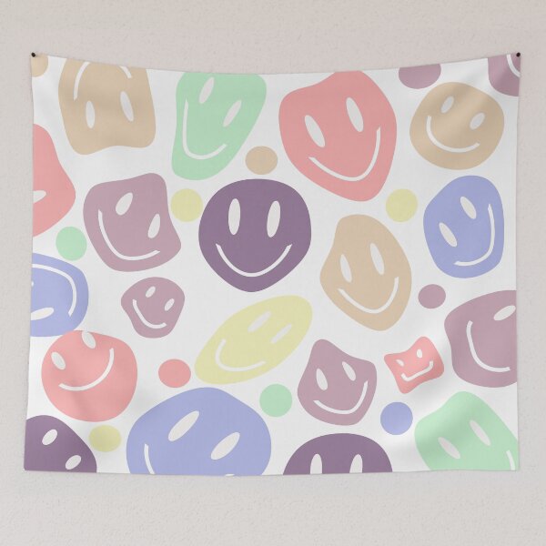 Item preview, rainbow liquid smiley faces designed and sold by Northendesigns.