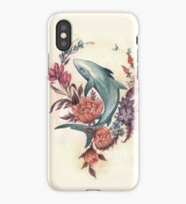 Floral Shark iPhone Case