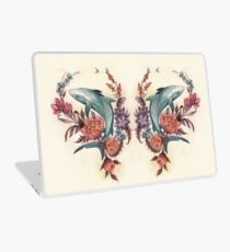 Floral Shark Laptop Skin