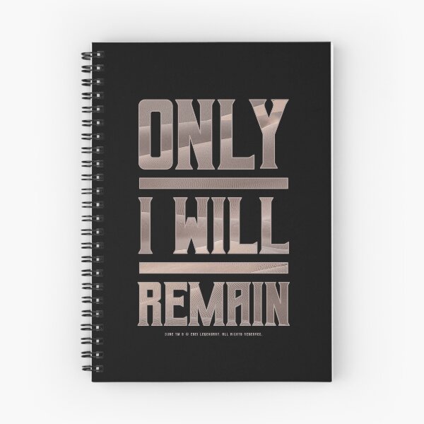 Item preview, Dune - Only I Will Remain (Light) - designed and sold by Printerially.