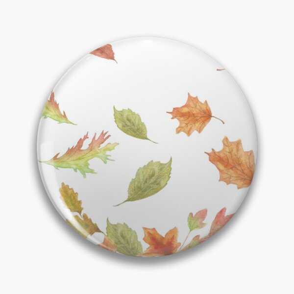 Item preview, Falling leaves mug wrap design (white background) designed and sold by Lolly's Lane Shoppe.