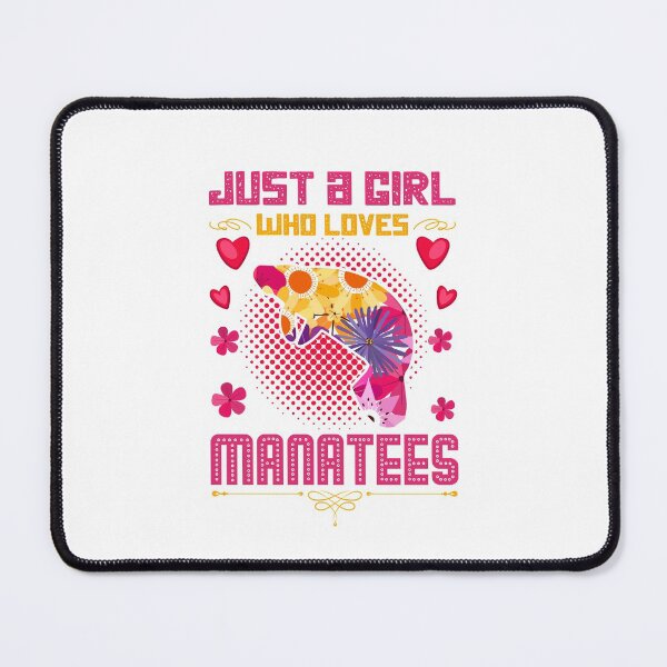 Item preview, Just A Girl Who Loves Manatees Funny designed and sold by Trendyium.