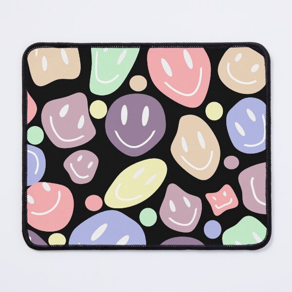 Item preview, rainbow liquid smiley faces with black  designed and sold by Northendesigns.