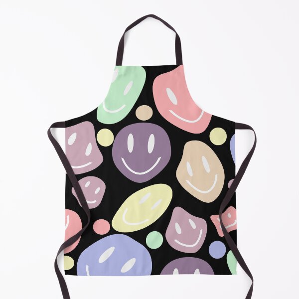 Item preview, rainbow liquid smiley faces with black designed and sold by Northendesigns.