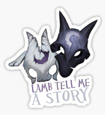 Lamb tell me a story Kindred Sticker