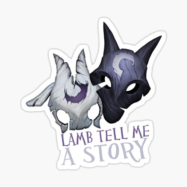Lamb tell me a story Kindred Sticker