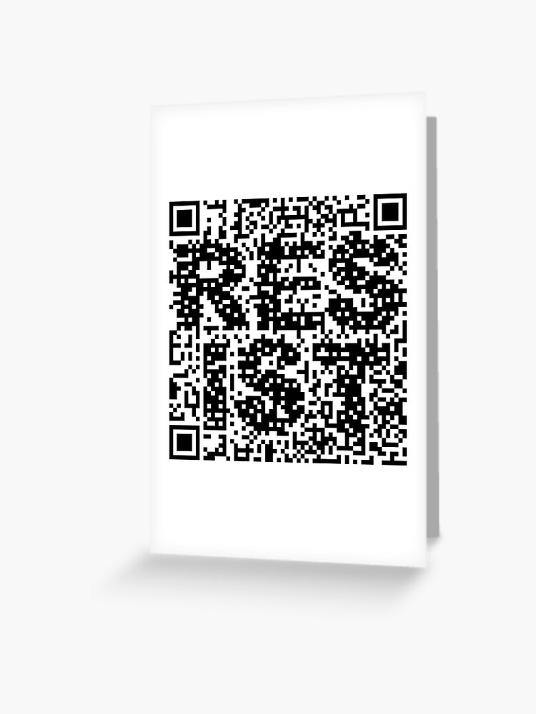 Smash Mouth's All Star QR Code Greeting Card for Sale by manu142