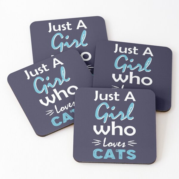 Item preview, Just a Girl Who Loves Cats designed and sold by PurrfectLuv.