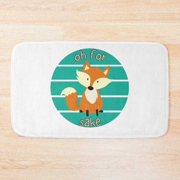 Item preview, Oh for Fox sake - Animal Pun designed and sold by The Agreeable Raven.