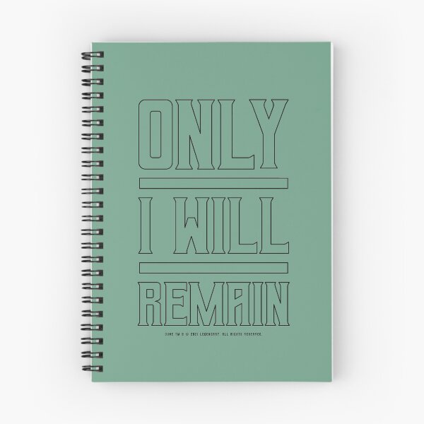 Item preview, Dune - Only I Will Remain (Outline) - designed and sold by Printerially.