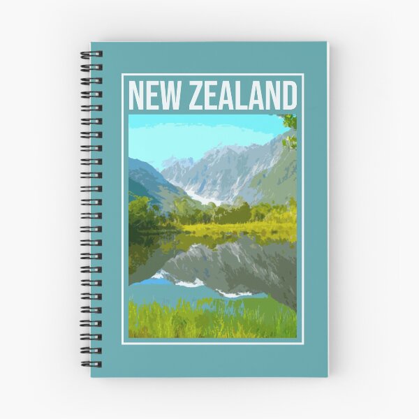 Artikelvorschau, NEW ZEALAND Retro Vintage Travel Poster entworfen und verkauft von Go Logo Designs.