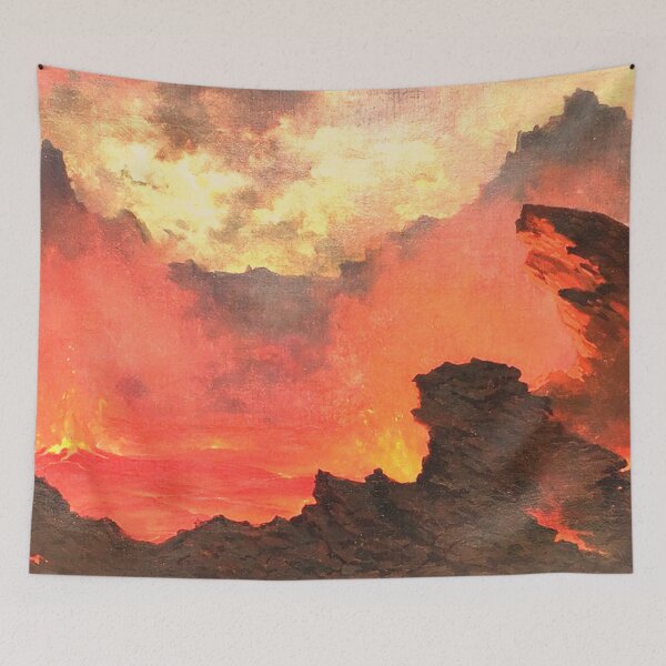 Item preview, Kilauea Crater by Jules Tavernier designed and sold by juvelo.