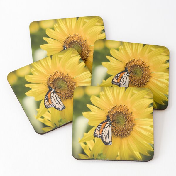Item preview, Monarch Meets The Sunflower designed and sold by lmocimages.
