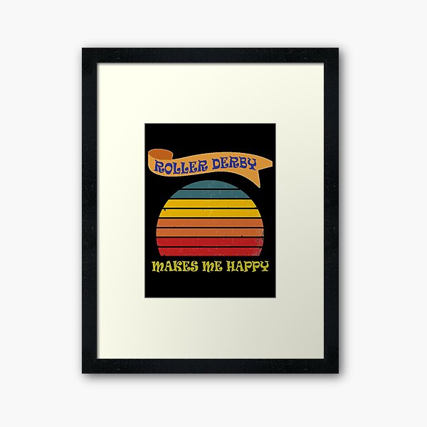 Item preview,  Roller derby  MAKES ME HAPPY| Perfect Gift designed and sold by charlotteri.