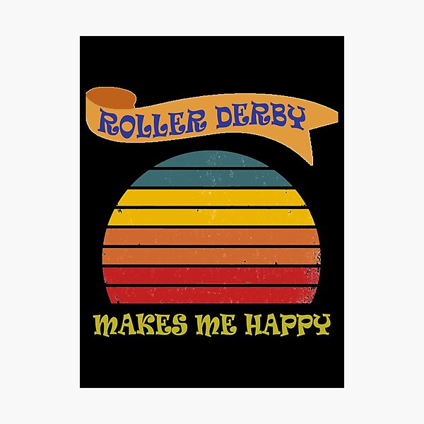 Item preview,  Roller derby  MAKES ME HAPPY| Perfect Gift designed and sold by charlotteri.