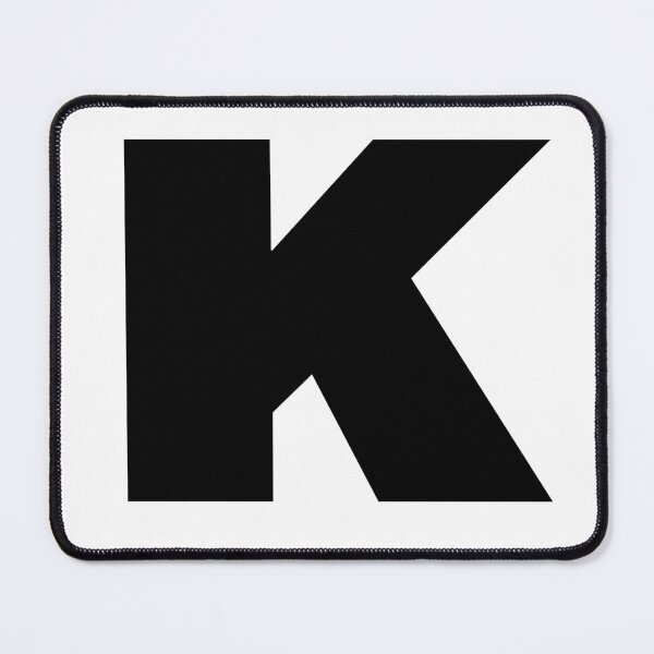 Item preview, Monogram in bold letter K designed and sold by JustSeasons.