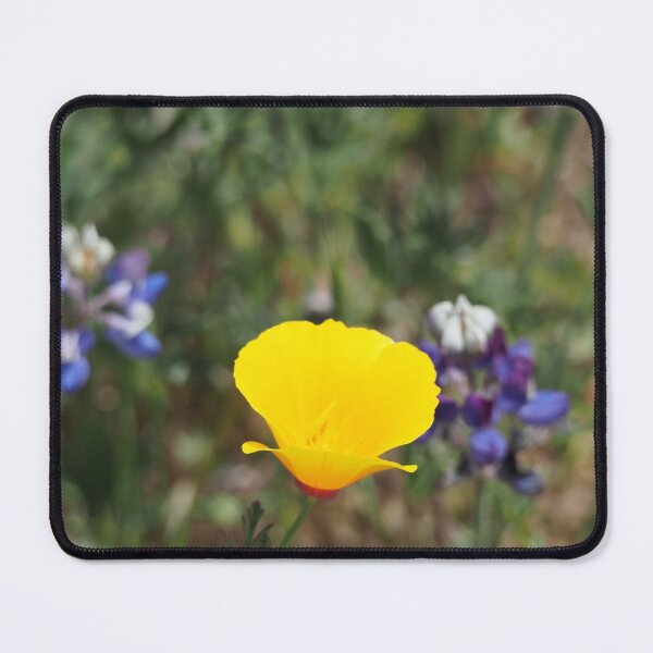 Item preview, California Poppy and Sky Lupine designed and sold by happynaturalist.