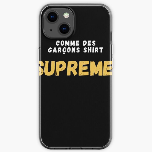 Chemise Comme des garçons suprême Coque souple iPhone