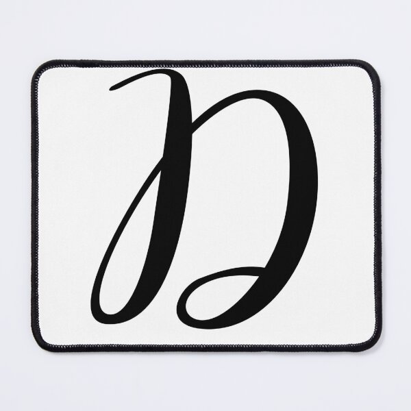 Item preview, Italic Monogram Letter D designed and sold by JustSeasons.