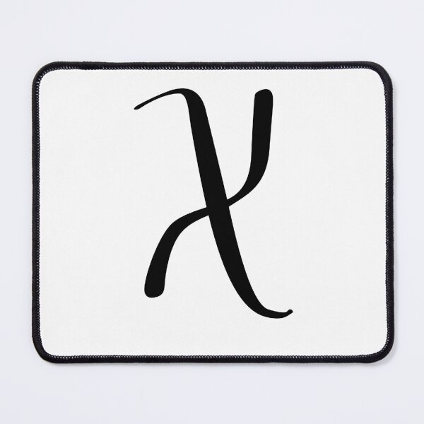 Item preview, Italic monogram letter x designed and sold by JustSeasons.