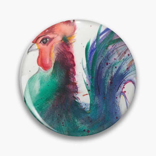Item preview, Cockerel in Watercolour  designed and sold by lilacshoes_art.