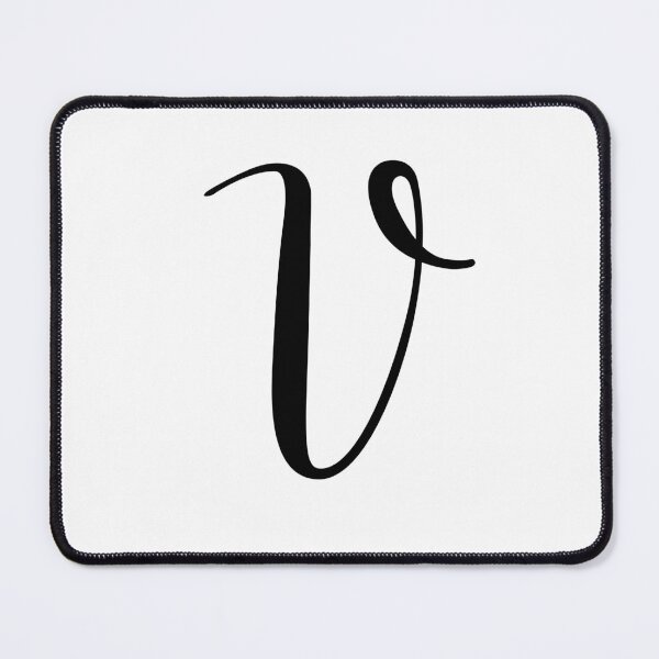 Item preview, Italic monogram letter v designed and sold by JustSeasons.