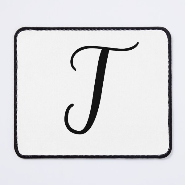Item preview, Italic monogram letter t designed and sold by JustSeasons.