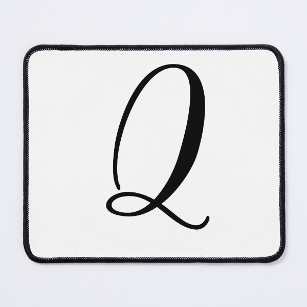 Item preview, Italic Monogram Letter Q designed and sold by JustSeasons.