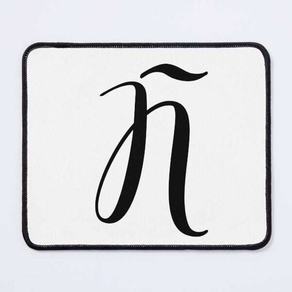 Item preview, Italic monogram letter Ñ designed and sold by JustSeasons.