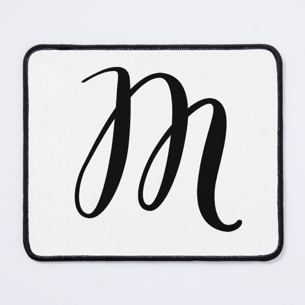 Item preview, Italic Monogram Letter M designed and sold by JustSeasons.