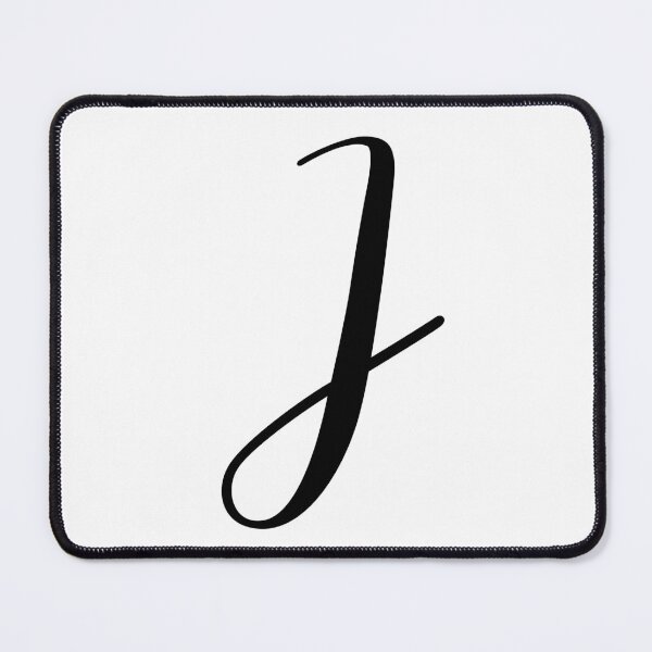Item preview, Monogram in italic letter J designed and sold by JustSeasons.