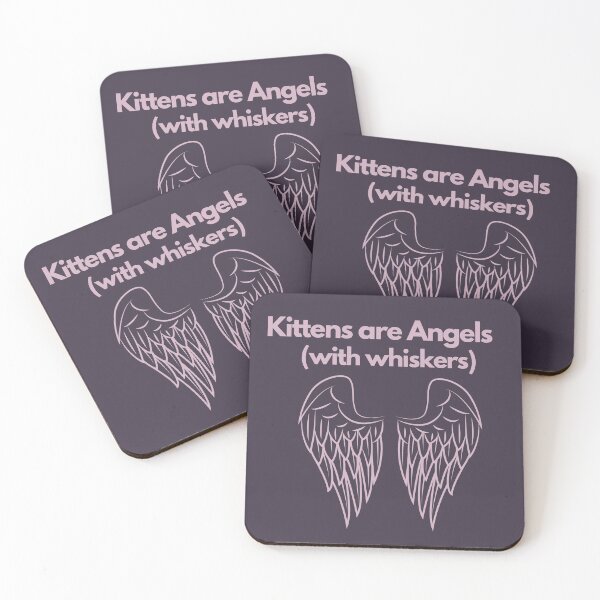 Item preview, Kittens are Angels with Whiskers designed and sold by PurrfectLuv.