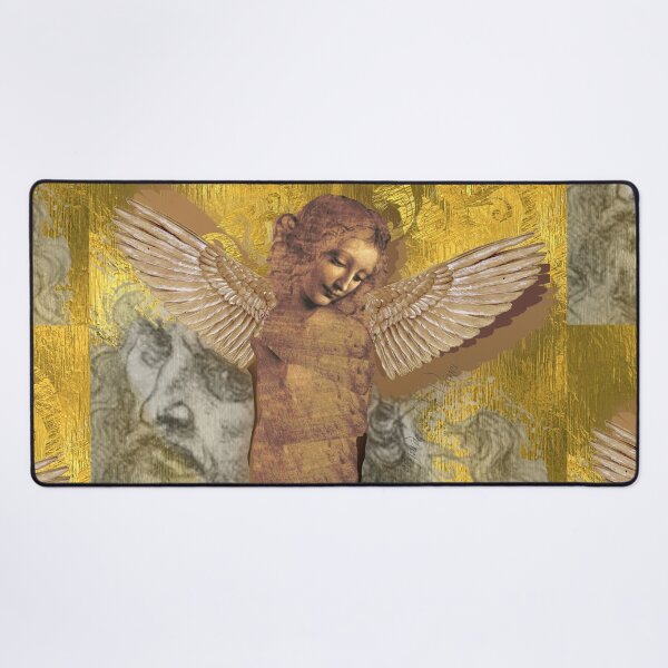 The Birth of The Angel of Mercy (Leonardo Da Vinci Reinterpreted - by ACCI) Desk Mat