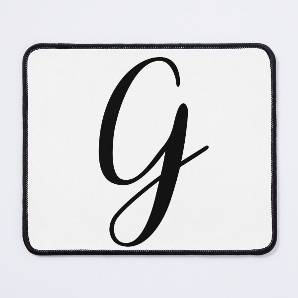 Item preview, Italic Monogram Letter G designed and sold by JustSeasons.