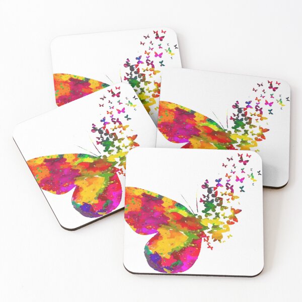 Item preview, Modern Colorful Butterfly T-Shirt designed and sold by maheart83.
