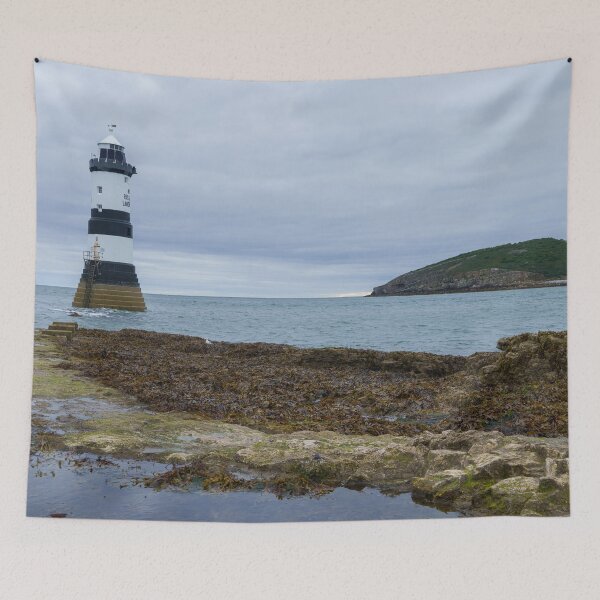 Item preview, Trwyn Du Lighthouse designed and sold by rawshutterbug.