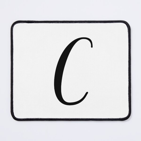 Item preview, Italic Monogram Letter C designed and sold by JustSeasons.