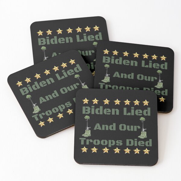 Item preview, Biden Lied And Our Troops Died  designed and sold by JrocketDesigns.