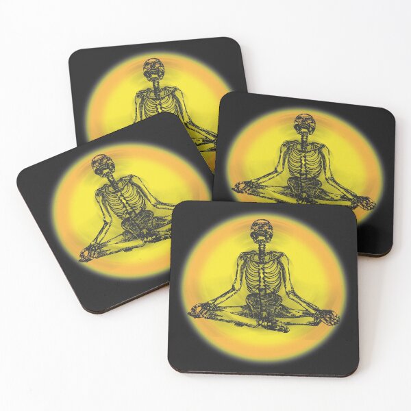 Item preview, Skeleton Yoga Pose Meditation  Cool Spiritual designed and sold by ayoubworld.