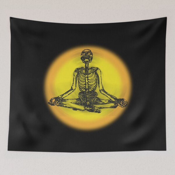 Item preview, Skeleton Yoga Pose Meditation  Cool Spiritual designed and sold by ayoubworld.