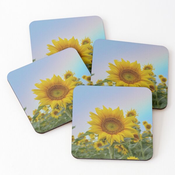 Item preview, Sunflower With A Rainbow Sky designed and sold by lmocimages.
